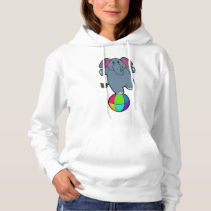 Camiseta Elefante no Circo com bola de Circo