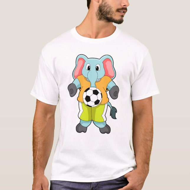 Camiseta Elefante no Esporte do Futebol (Frente)