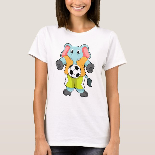 Camiseta Elefante no Esporte do Futebol (Frente)