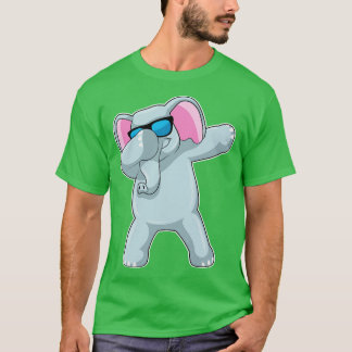 Camiseta Elefante no laboratório de dança de salto