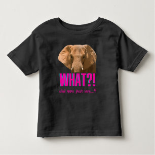 Camiseta Elefante, O Que Acabou De Dizer?