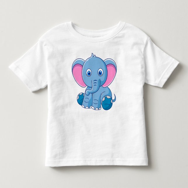 Camiseta Elefante para Bebê (Frente)
