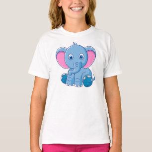 Camiseta Elefante para Bebê