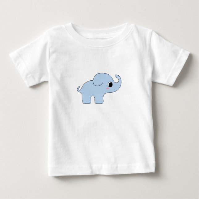 Camiseta Elefante para Bebê (Frente)