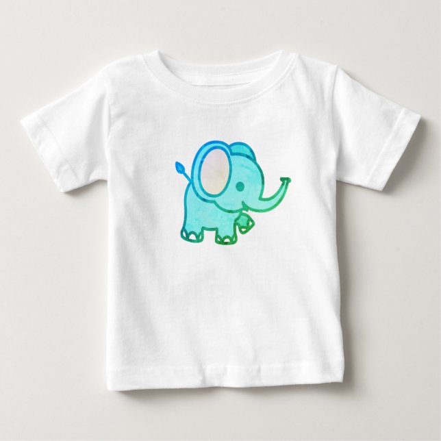 Camiseta Elefante para Bebê (Frente)