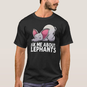 Camiseta Elefante Para Homens Elefante Animal