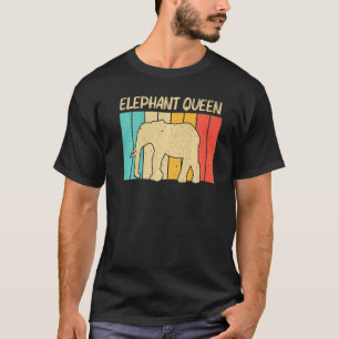 Camiseta Elefante Para Mulheres Mãe Elefante Indiano Mammot