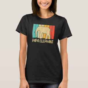 Camiseta Elefante Para Pai Masculino Mammoth Vinta