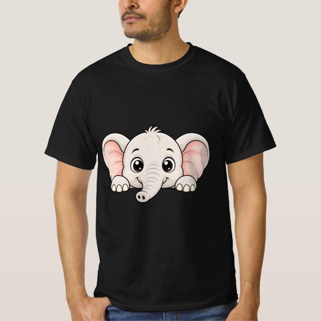 Camiseta Elefante Peekaboo (Frente)