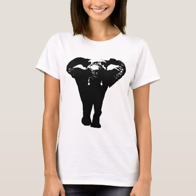 Camiseta Elefante Pop único (Frente)