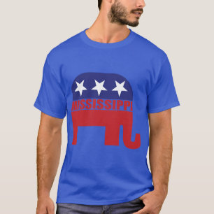 Camiseta Elefante Republicano do Mississippi