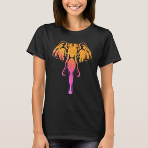 Camiseta Elefante Retrato África Animal Safari Elefante
