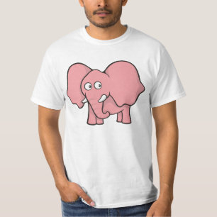 Camiseta Elefante rosa