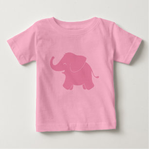 Camiseta Elefante Rosa Feliz