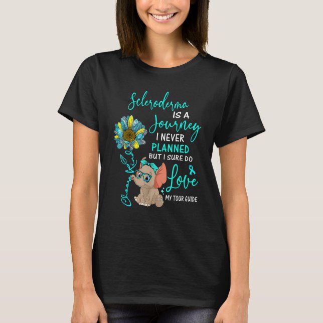Camiseta Elefante Scleroderma É Uma Viagem Que Nunca Planej (Frente)