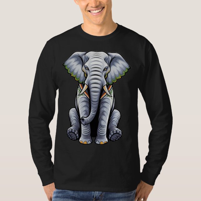 Camiseta Elefante sentado (Frente)