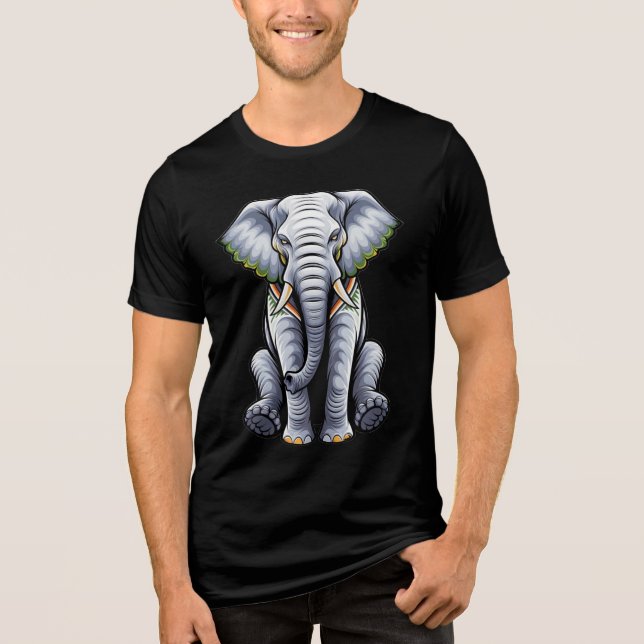 Camiseta Elefante sentado (Frente)