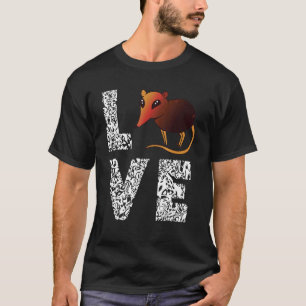 Camiseta Elefante Shrew Leopard Love Sengi Elephant Shrew M