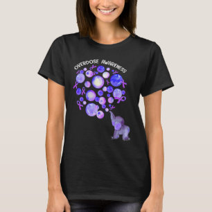 Camiseta Elefante Soprando Roxo-Roxo Sobredosagem