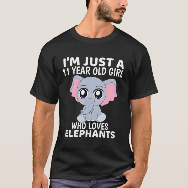 Camiseta Elefante Sou Apenas Um 11 (Frente)
