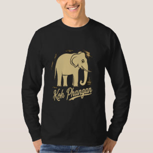 Camiseta Elefante Tailandês Sudeste Asiático Traveler Koh P