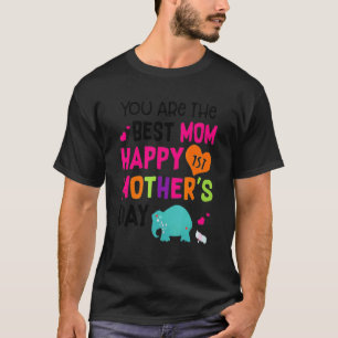 Camiseta Elefante Você É A Melhor Mãe Feliz Mãe 2019s D