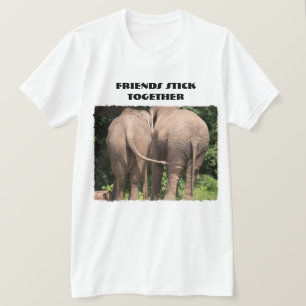 Camiseta Elefantes Amigos Unidos