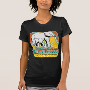 Camiseta Elefantes animais do salvamento