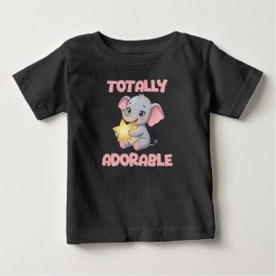 Camiseta Elefantes Bebês Totalmente Adoráveis