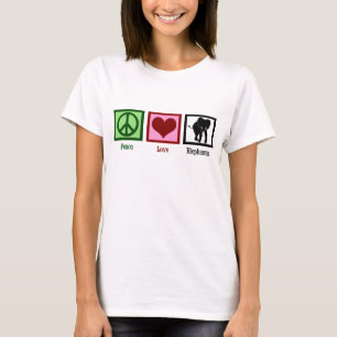 Camiseta Elefantes do amor da paz