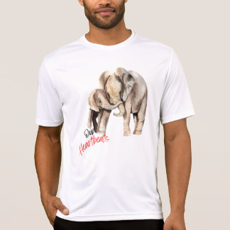 Camiseta Elefantes é o coração da natureza