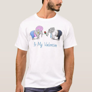 Camiseta Elefantes Românticos no Dia dos Namorados