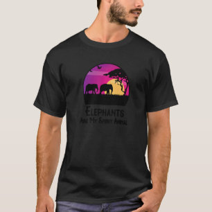 Camiseta Elefantes São O Meu Espírito Animal Elefante 1