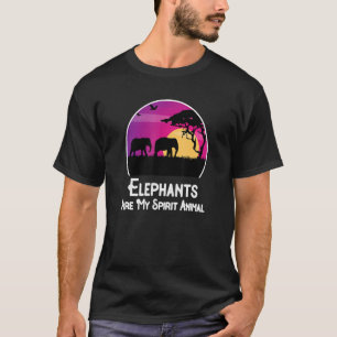 Camiseta Elefantes São O Meu Espírito De Elefante Animal