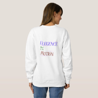 Camiseta Elegance in Motion Typography Women's Hoodie | Min