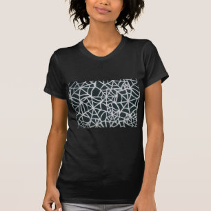 Camiseta Elegância Clássica Linda Arte Negra e Branca na We