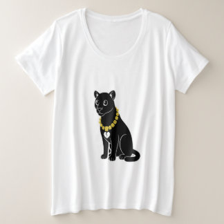 Camiseta Elegância de Gata Preta