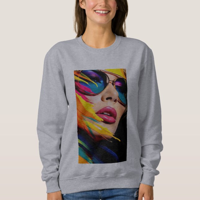 Camiseta Elegância Embojada" (Frente)