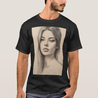 Camiseta Elegância Encantadora: Teto Gráfico de Sonho Flora