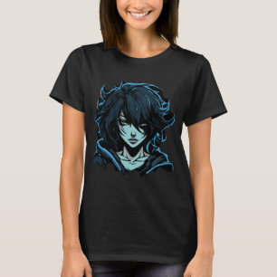 Camiseta Elegância Enigmática de Anime: Mangá Frio e Mister