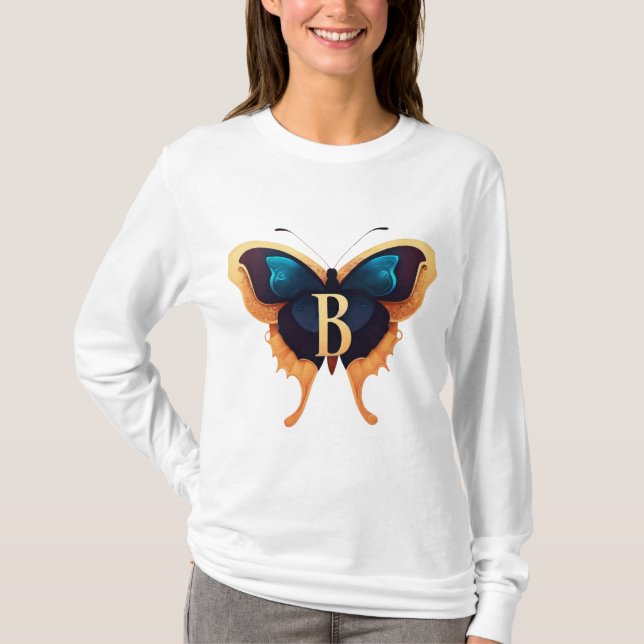 Camiseta Elegância etérea (Frente)