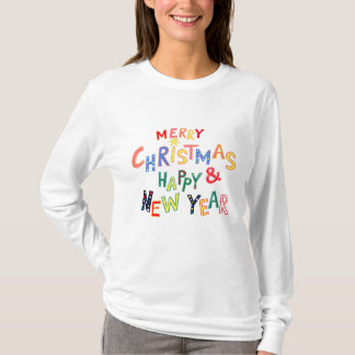 Camiseta Elegância Festiva: Camisola de Natal feminina