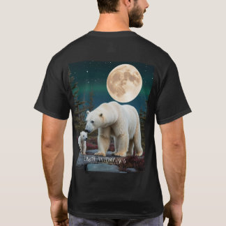 Camiseta Elegância Polar Sob A Lua