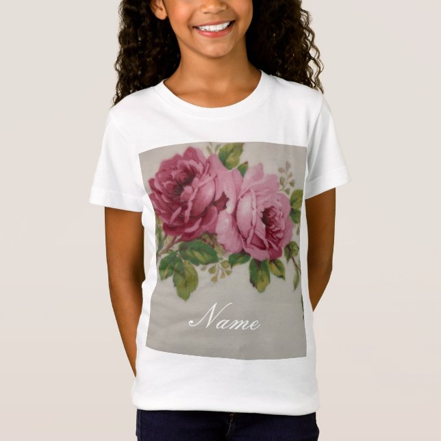 Camiseta Elegância Rosa Rosa Rosa Rosa Rosa Rosa Rosa (Frente)