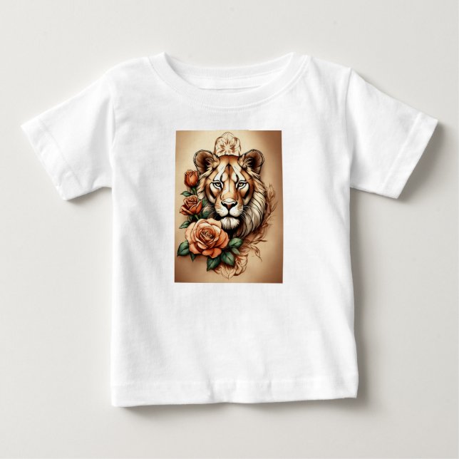 Camiseta Elegância Selvagem: T-Sh inspirado na Lioness e na (Frente)