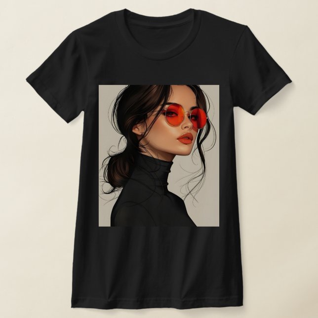 Camiseta Elegância Vermelha (Postura )