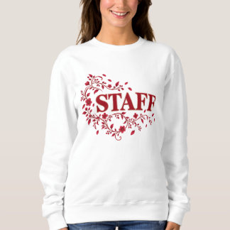 Camiseta Elegant Floral STAFF Sweatshirt for Shops, Events