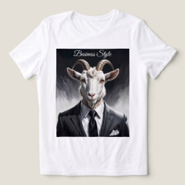 Camiseta Elegant goat gentleman in formal portrait scene
