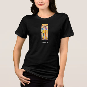 Camiseta Elegante, alegria e dança feliz