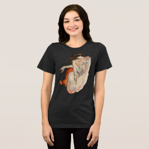 Camiseta Elegante Allure: Schiele's Crouching N.u.d.e Tee